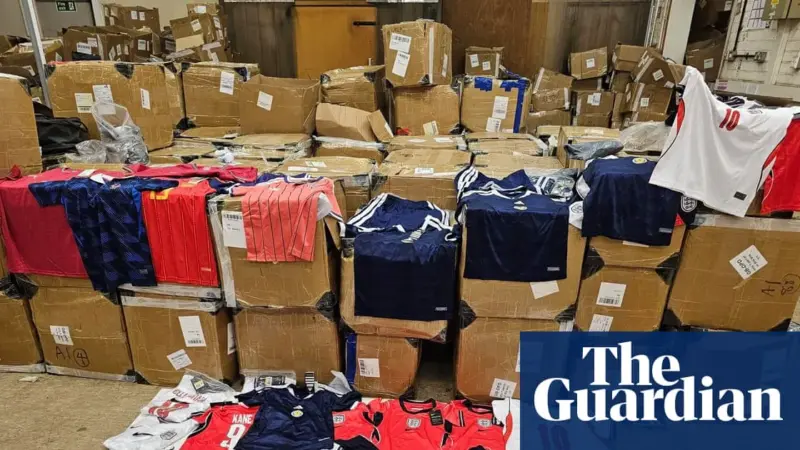 Edinburgh raid uncovers fake football shirts worth millions image 1