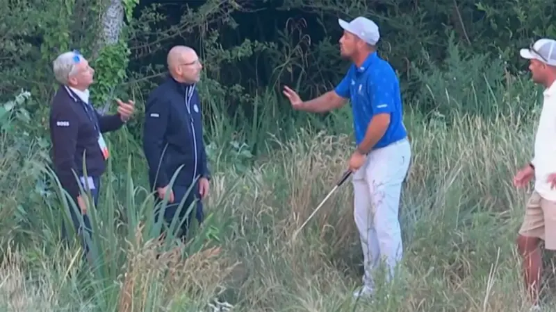 Bryson DeChambeau receives two-shot penalty at The Open