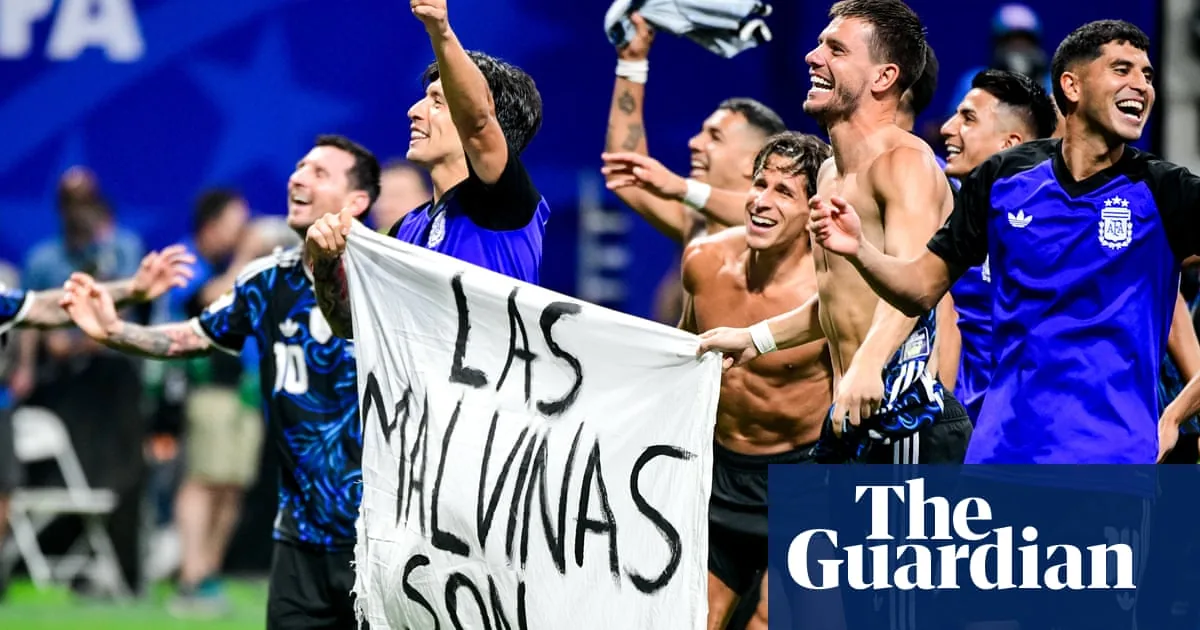 Fifa investigating Argentina over Falklands banner after World Cup semi-final