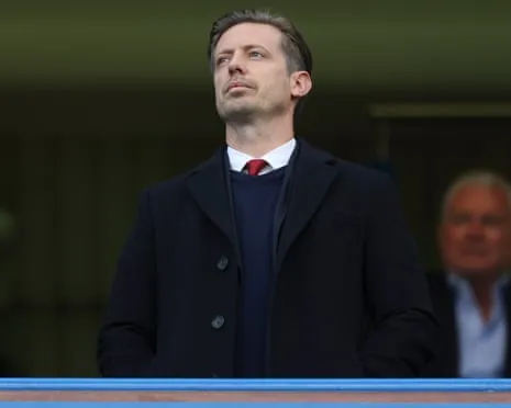 Michael Edwards during the Premier League match between Chelsea and Liverpool in October 2025